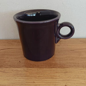 Fiestaware Plum Coffee Mug Tom and Jerry O ring handle
